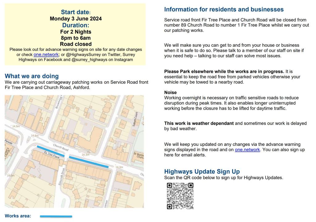 Service Road Front Of Fir Tree Place And Church Road,&nbsp;Ashford