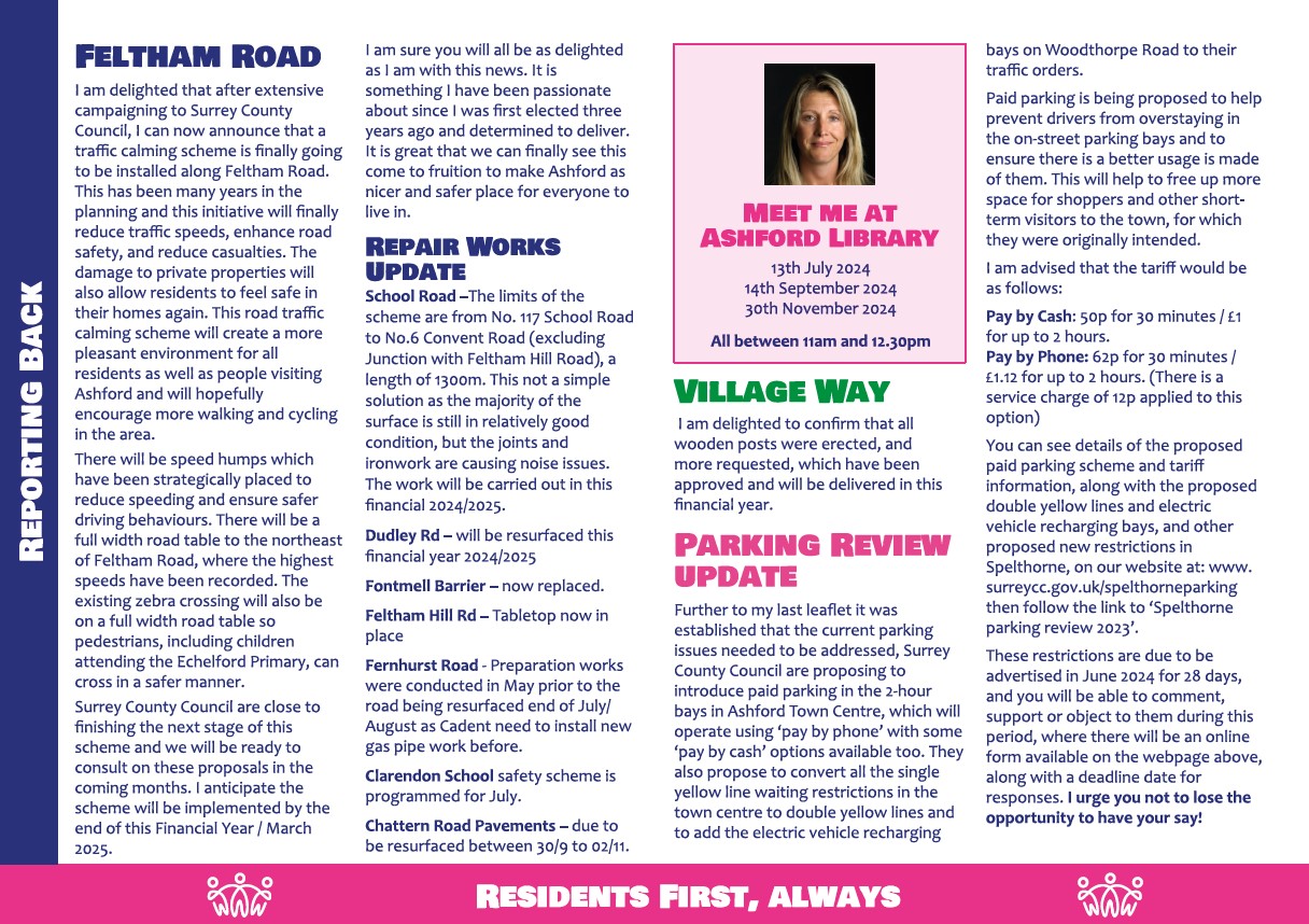 Ashford Surrey Division Update