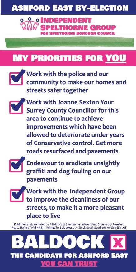 Ashford East Phillip Baldock – My&nbsp;Priorities