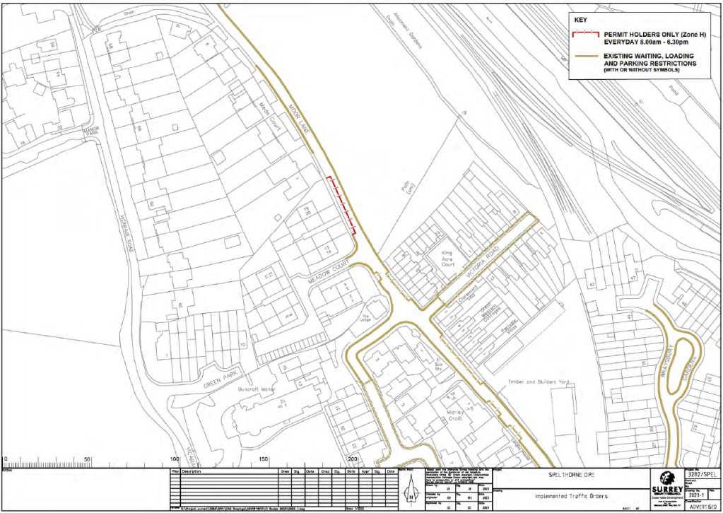 Existing H permit area