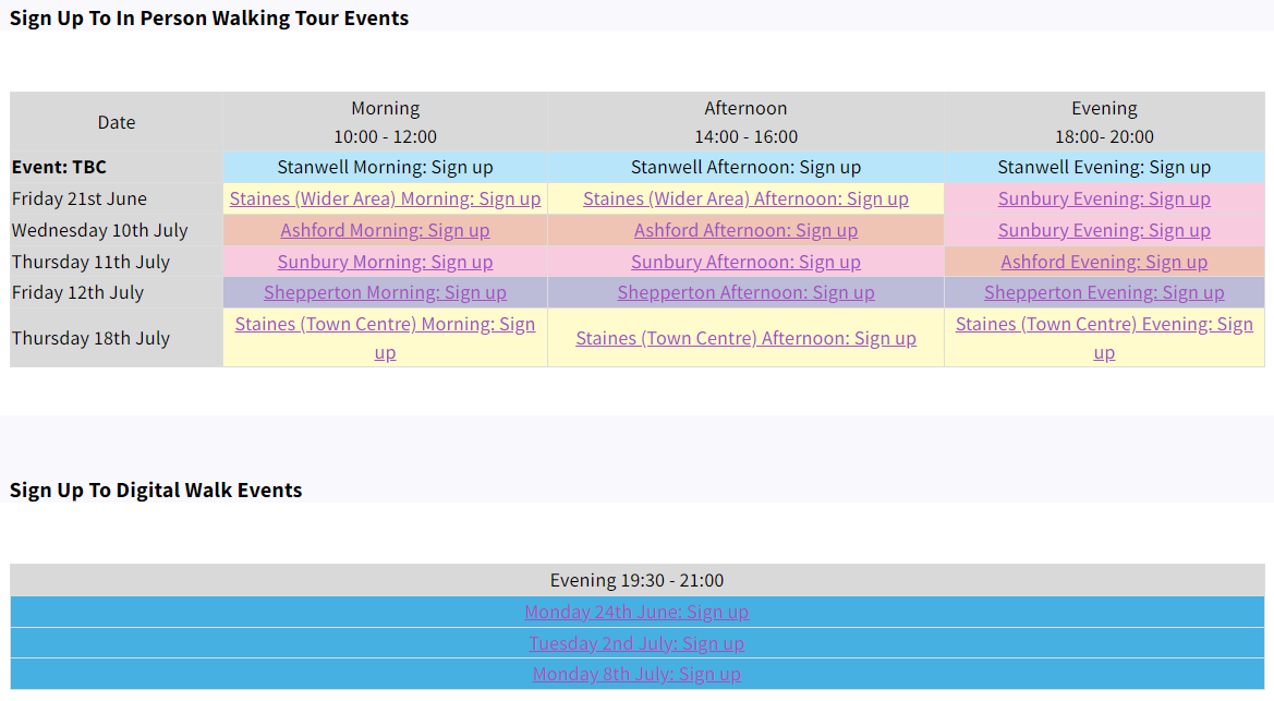 Spelthorne Design Codes: Walking Tours